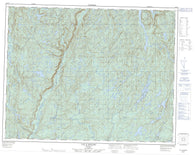 022I10 Lac A Renard Canadian topographic map, 1:50,000 scale