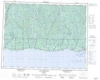 022I Lac Manitou Canadian topographic map, 1:250,000 scale