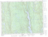 022J06 Lac Walker Canadian topographic map, 1:50,000 scale