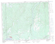 022J08 Lac Des Rapides Canadian topographic map, 1:50,000 scale
