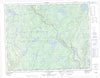 022J10 Lac Attacaupe Canadian topographic map, 1:50,000 scale