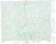022J12 Lac Bouffard Canadian topographic map, 1:50,000 scale