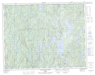 022J14 Grand Lac Du Nord Canadian topographic map, 1:50,000 scale
