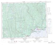 022J Sept Iles Canadian topographic map, 1:250,000 scale