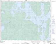 022K03  Canadian topographic map, 1:50,000 scale