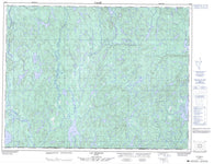 022K04 Lac Praslin Canadian topographic map, 1:50,000 scale
