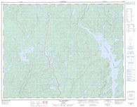 022K07 Lac Okaopeo Canadian topographic map, 1:50,000 scale