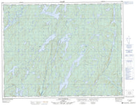 022K08 Lac Clairval Canadian topographic map, 1:50,000 scale