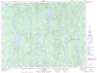 022K09 Lac Lemay Canadian topographic map, 1:50,000 scale