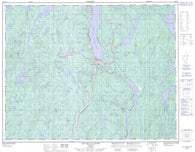 022K10 Lac De La Cache Canadian topographic map, 1:50,000 scale
