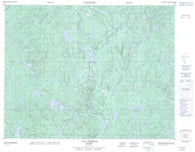 022K11 Lac Hermas Canadian topographic map, 1:50,000 scale