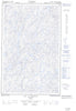 022K12W Lac A L Argent Canadian topographic map, 1:50,000 scale