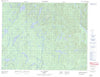 022K13 Lac Auriac Canadian topographic map, 1:50,000 scale