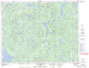 022K16 Lac Mistachagagane Canadian topographic map, 1:50,000 scale