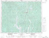 022K Lac Berte Canadian topographic map, 1:250,000 scale