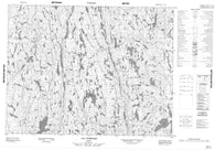 022L01 Lac Gommard Canadian topographic map, 1:50,000 scale
