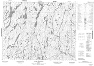 022L08 Lac Du Raccourci Canadian topographic map, 1:50,000 scale