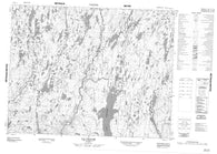 022L12 Lac Piraube Canadian topographic map, 1:50,000 scale