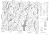 022L12 Lac Piraube Canadian topographic map, 1:50,000 scale
