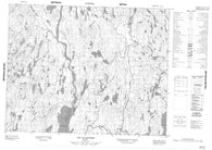022L14 Lac Le Bausais Canadian topographic map, 1:50,000 scale