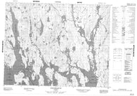 022L15 Baie Bellevue Canadian topographic map, 1:50,000 scale