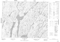 022L16 Lac Manouanis Canadian topographic map, 1:50,000 scale