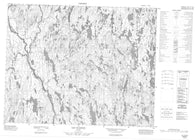 022M03 Lac Allenou Canadian topographic map, 1:50,000 scale