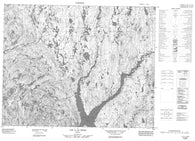 022M08 Lac A La Croix Canadian topographic map, 1:50,000 scale