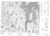 022M09 Lac Aubin Tellier Canadian topographic map, 1:50,000 scale