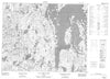 022M09 Lac Aubin Tellier Canadian topographic map, 1:50,000 scale