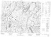 022M11 Lac Courtois Canadian topographic map, 1:50,000 scale