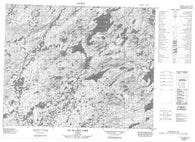 022M15 Lac Du Cran Casse Canadian topographic map, 1:50,000 scale