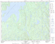 022N01 Lac Mathevet Canadian topographic map, 1:50,000 scale