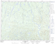 022N04 Riviere Tortueuse Canadian topographic map, 1:50,000 scale