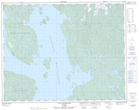 022N08 Lac Lacoursiere Canadian topographic map, 1:50,000 scale