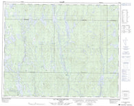 022N12 Lac Des Iles Brulees Canadian topographic map, 1:50,000 scale