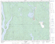 022N16 Lac Barbel Canadian topographic map, 1:50,000 scale