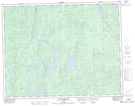 022O03 Lac Garemand Canadian topographic map, 1:50,000 scale
