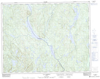 022O04 Lac Bardoux Canadian topographic map, 1:50,000 scale