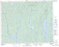 022O05 Lac Grandmesnil Canadian topographic map, 1:50,000 scale