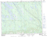 022O14 Lac Gaillarbois Canadian topographic map, 1:50,000 scale