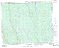 022O16 Lac Poissons Blancs Canadian topographic map, 1:50,000 scale