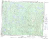 022P06 Lac Vital Canadian topographic map, 1:50,000 scale