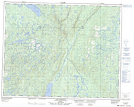 022P07 Lac Catignan Canadian topographic map, 1:50,000 scale