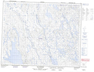 022P11 Lac Fournier Canadian topographic map, 1:50,000 scale