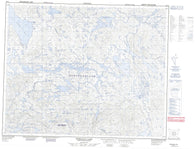 022P15 Domagaya Lake Canadian topographic map, 1:50,000 scale