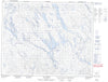 022P16 Lac Thevet Canadian topographic map, 1:50,000 scale