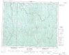 022P Lac Fournier Canadian topographic map, 1:250,000 scale