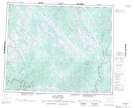 023A Lac Joseph Canadian topographic map, 1:250,000 scale