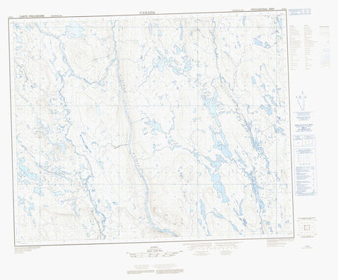 023B02  Canadian topographic map, 1:50,000 scale